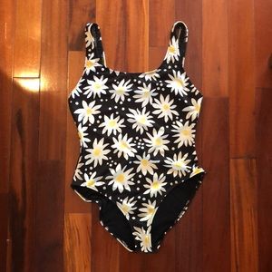 Solid & striped Anne-Marie daisy print one piece